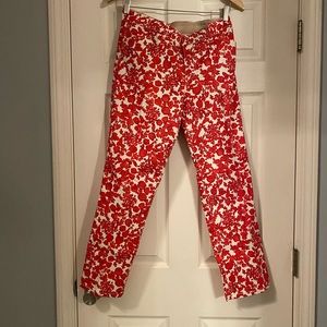 EUC Tory Burch cropped pants, size 30